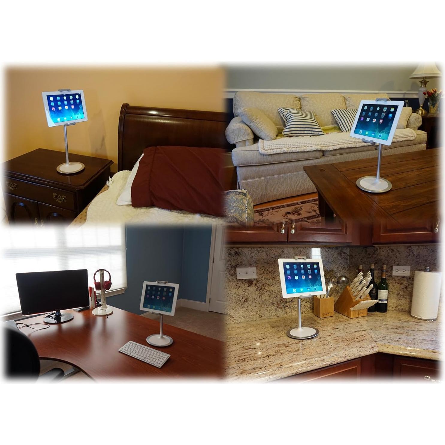 Soporte de Mesa Ajustable Idee PTS02W para Tablets y Móviles