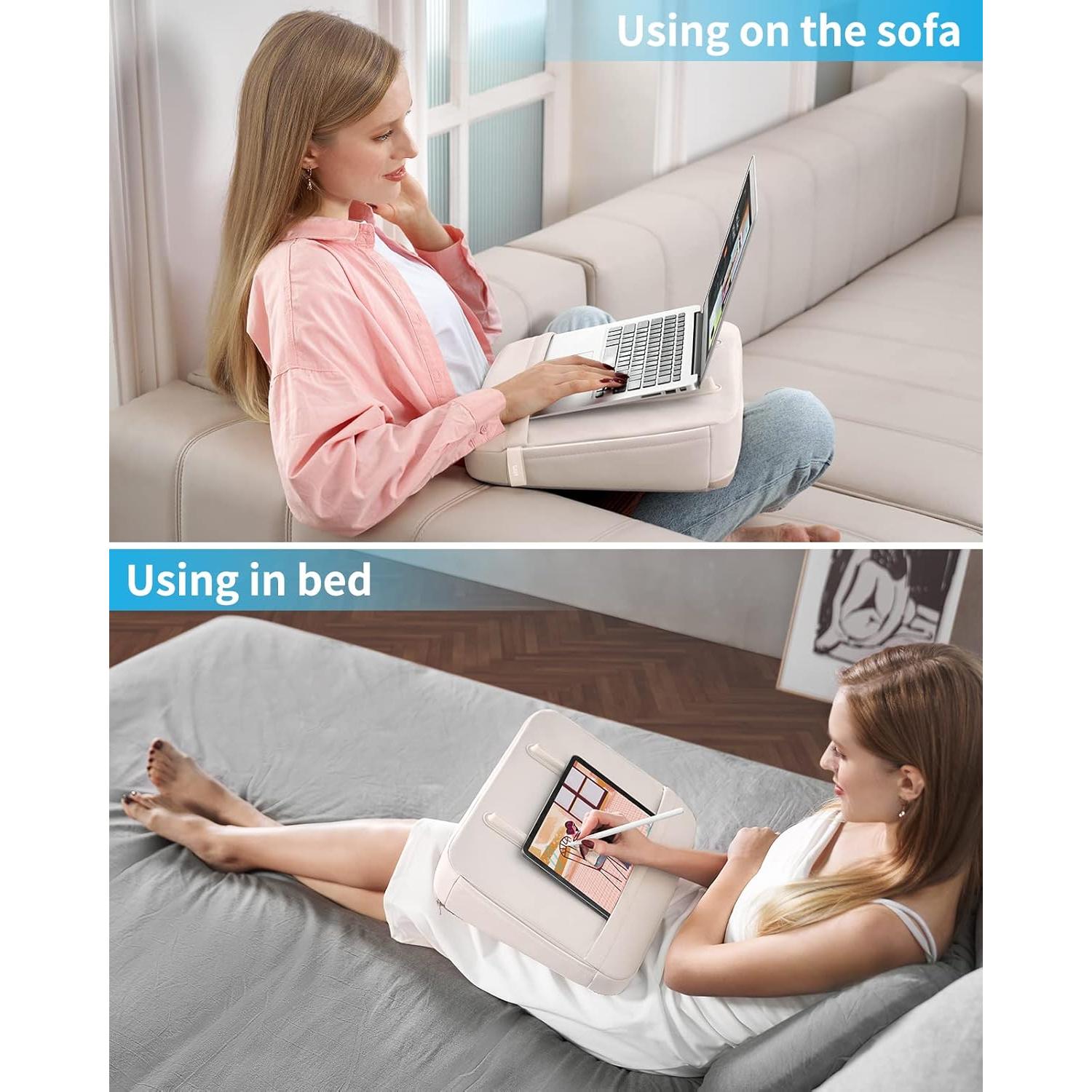 Escritorio Portátil SAIJI con Cojín para Laptop 42.9x32cm