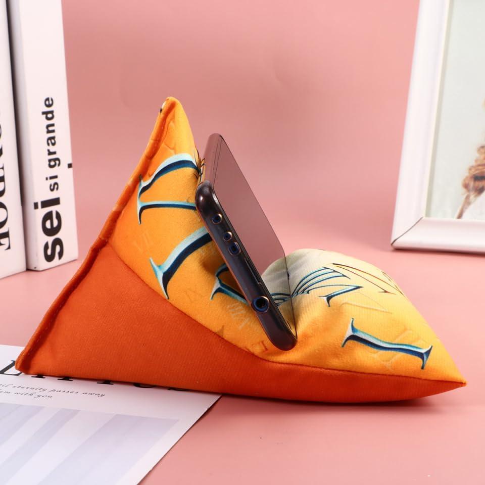 Soporte Triangular para Teléfonos y Tablets FELTECH Amarillo