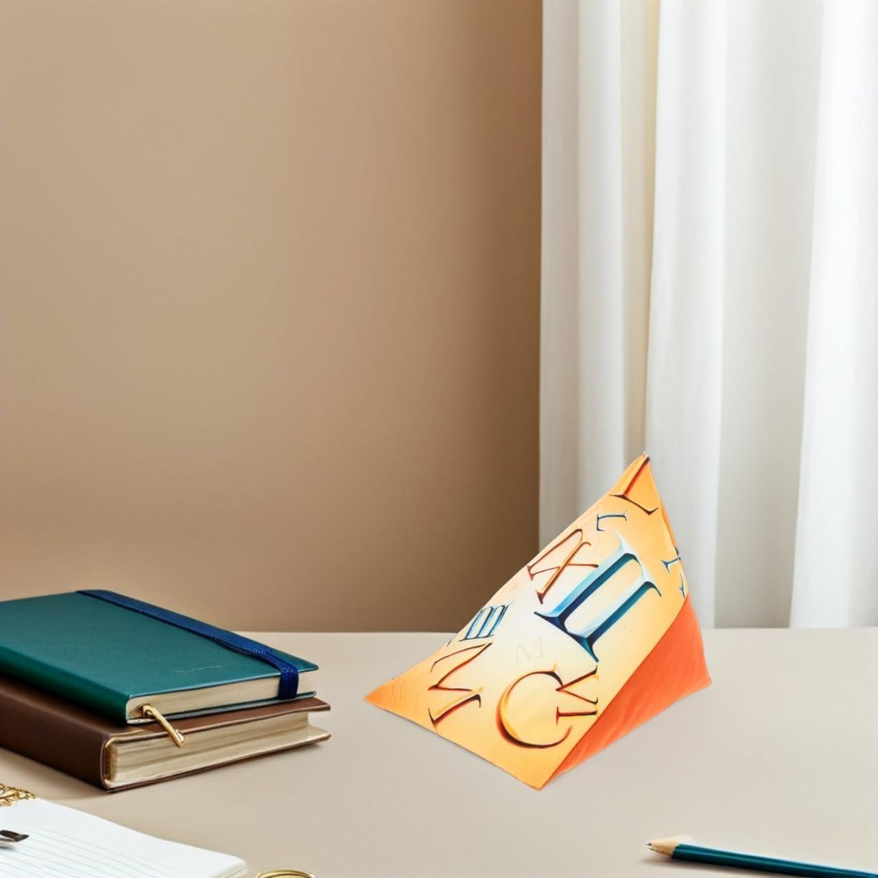 Soporte Triangular para Teléfonos y Tablets FELTECH Amarillo