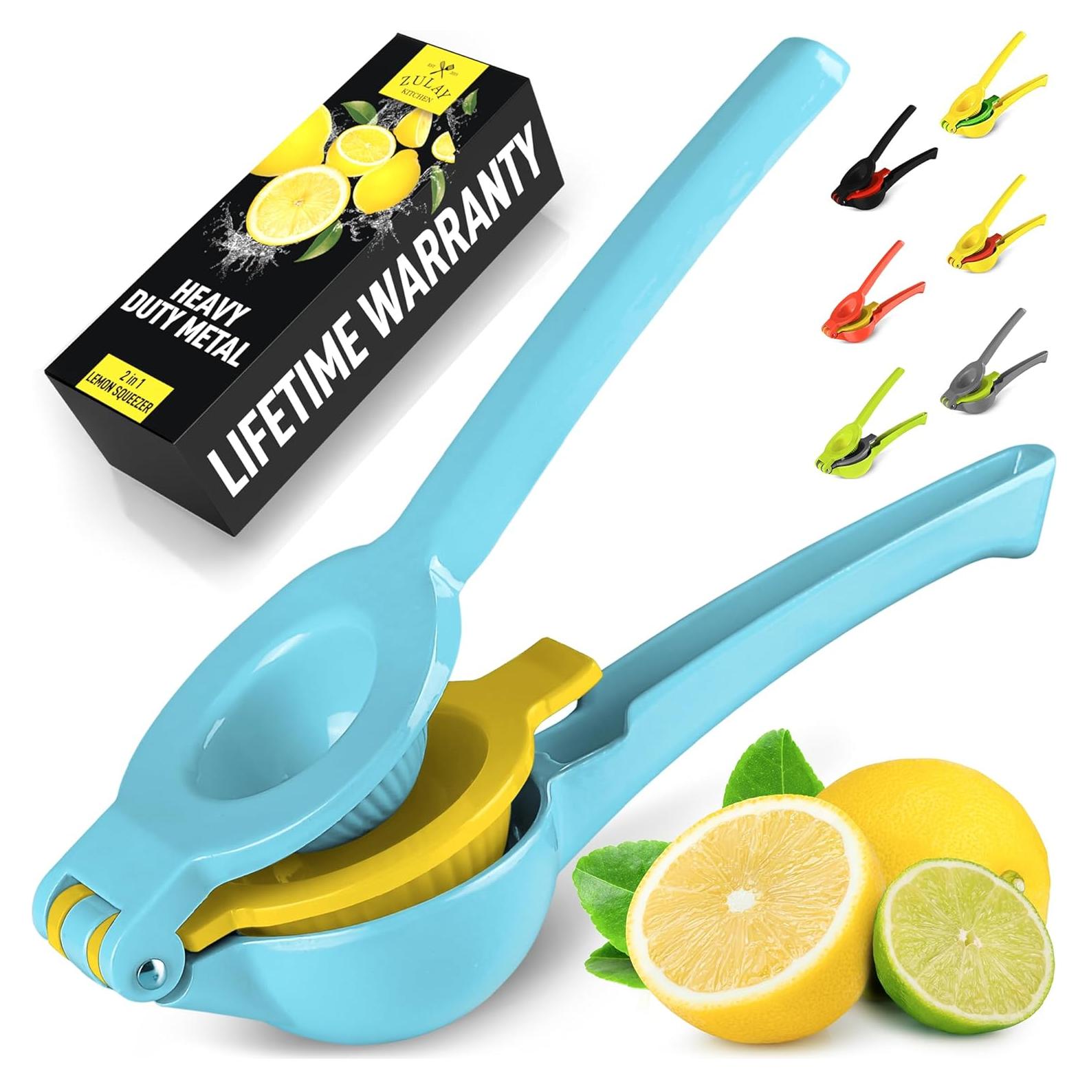 Exprimidor Manual Zulay 2-en-1 de Limón y Lima - Acero Inoxidable
