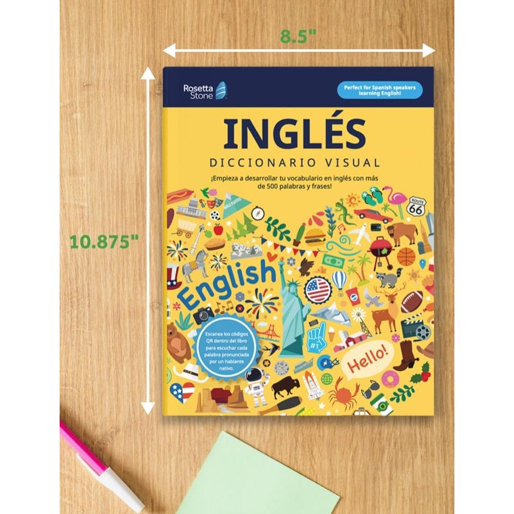 Rosetta Stone Inglés: Diccionario visual (Rosetta Stone Picture Dictionaries) (English and Spanish Edition)