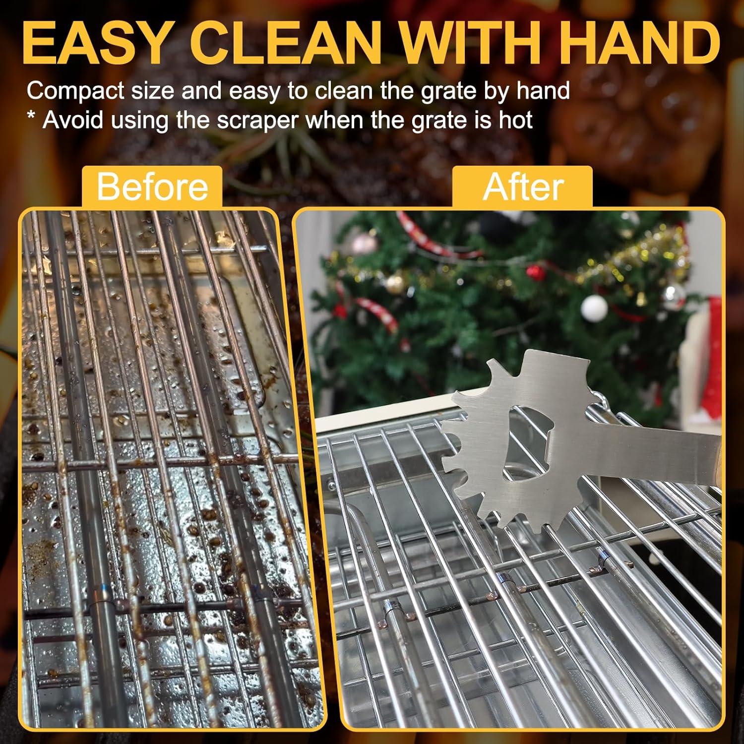 Raspador de BBQ XYK 10 en 1 Acero Inoxidable 24.89 cm