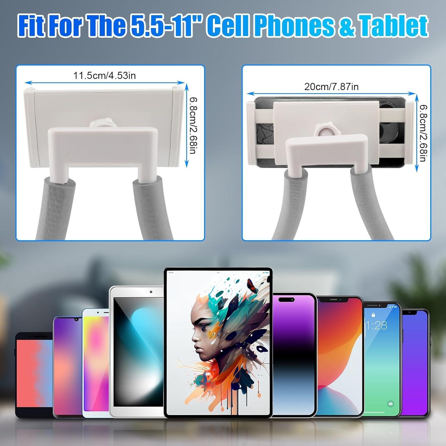 Soporte para Teléfono y Almohada de Cuello WODHMIEY 360°