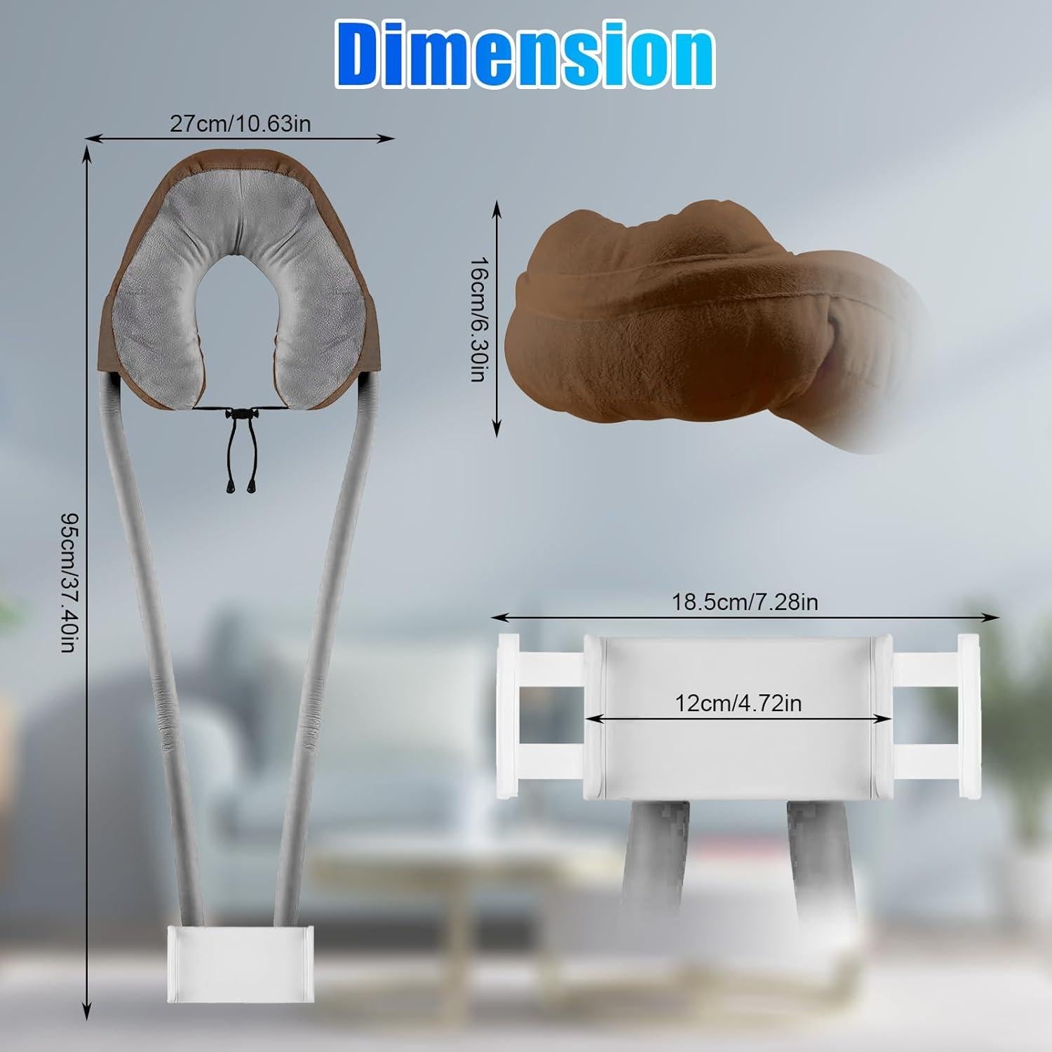 Soporte para Teléfono y Almohada de Cuello WODHMIEY 360°
