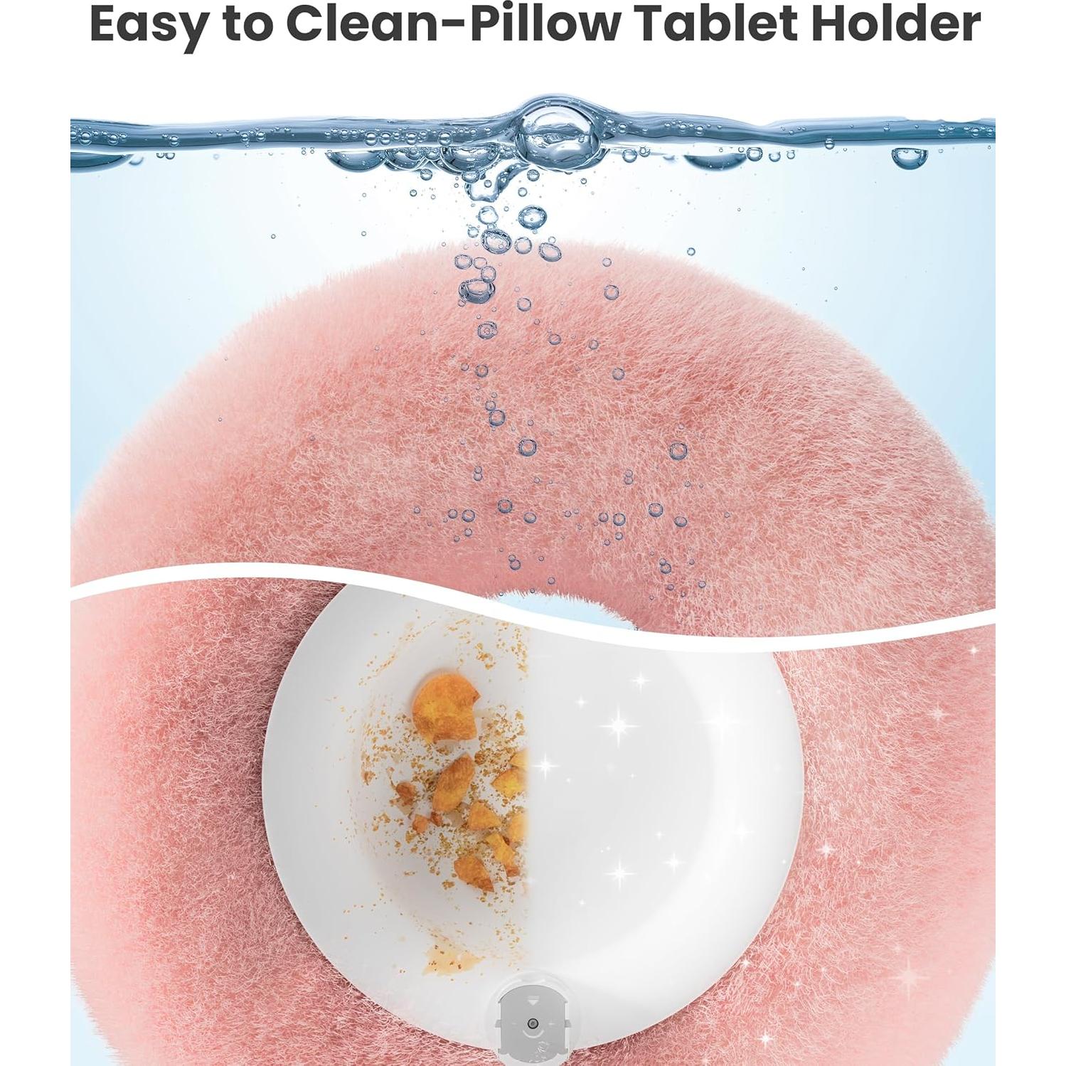 Soporte de Almohada para Tablet VoltifyMax 360° Ajustable Rosa