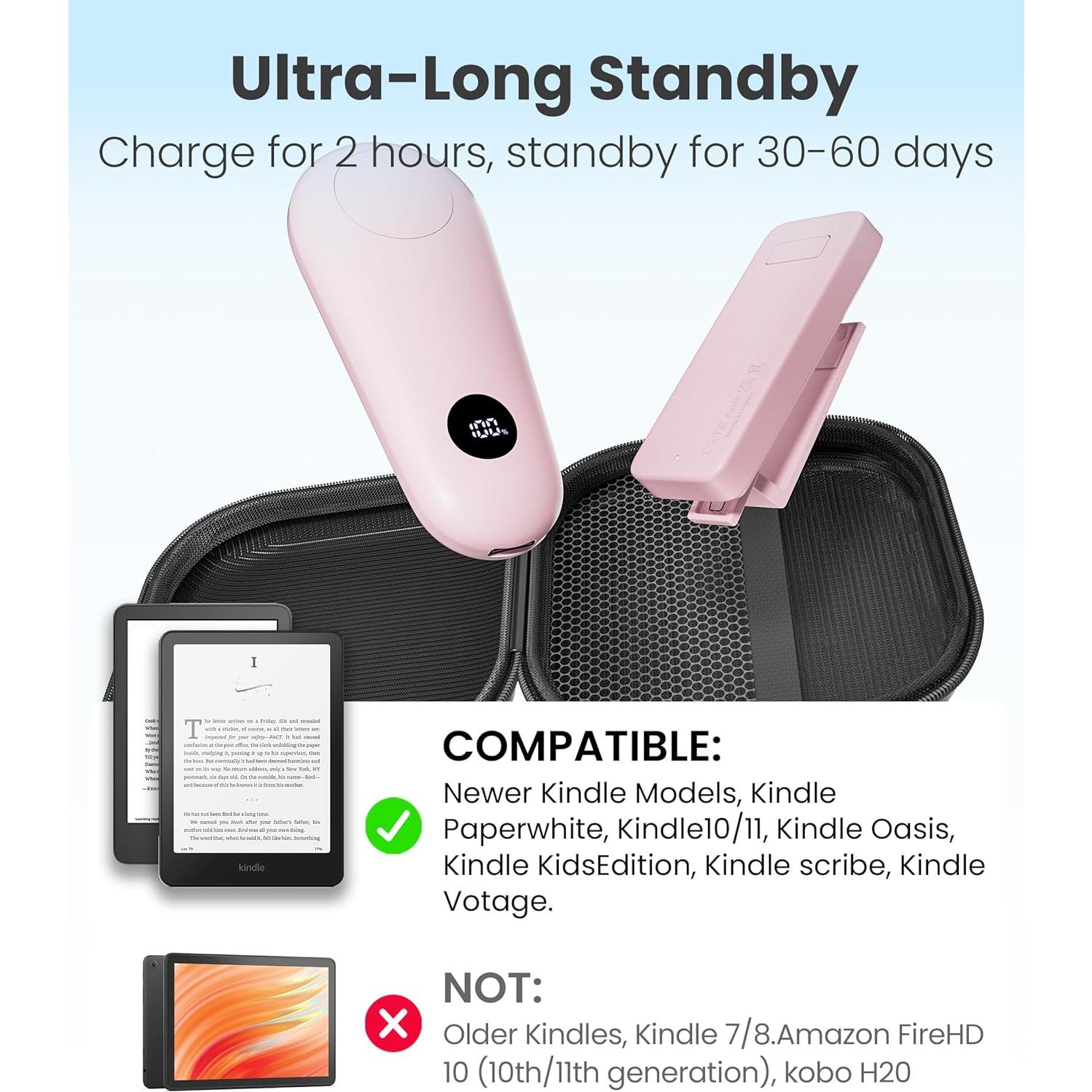 Soporte de Almohada para Tablet VoltifyMax 360° Ajustable Rosa