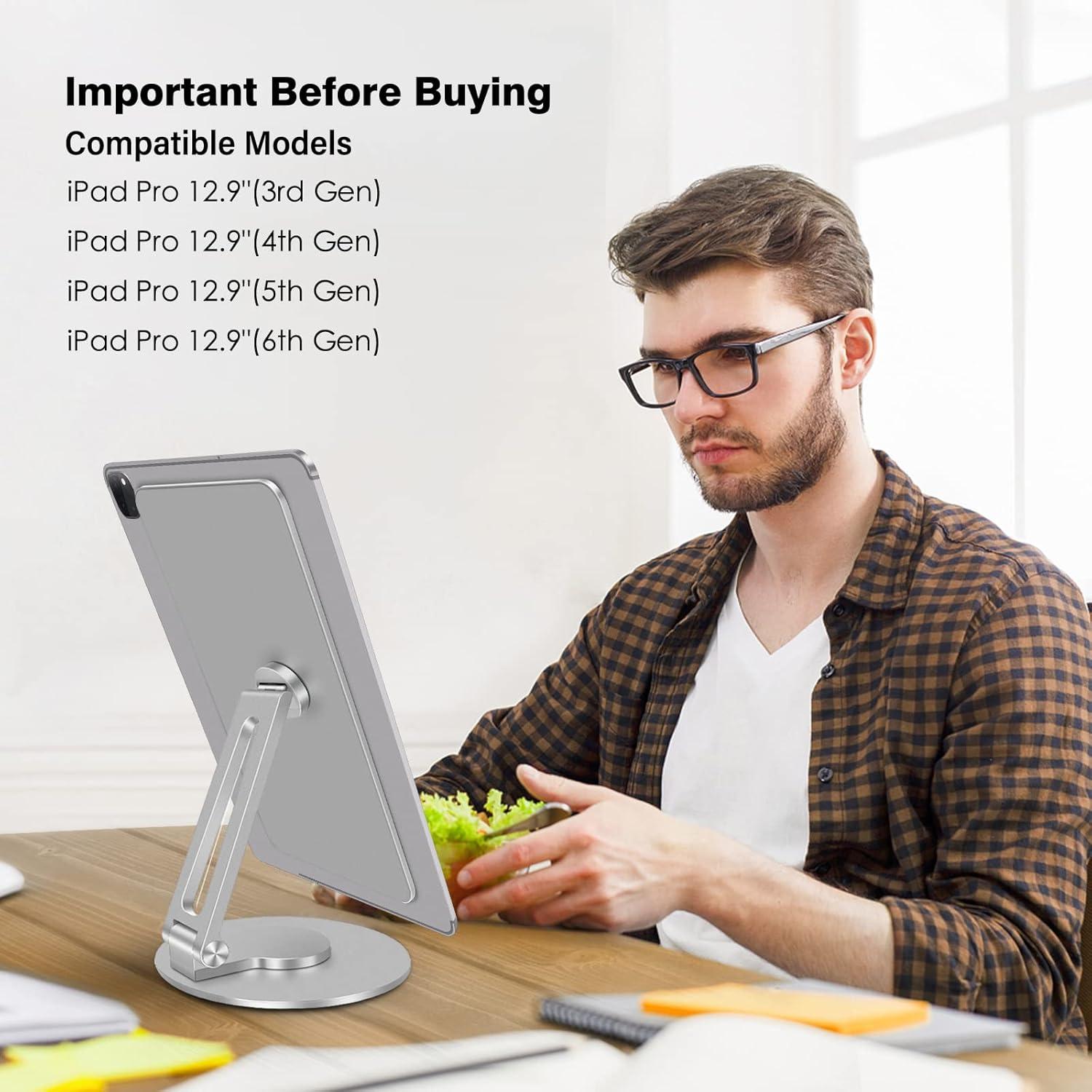 Soporte Magnético Ajustable 360° POQCCT para iPad Pro 12.9"