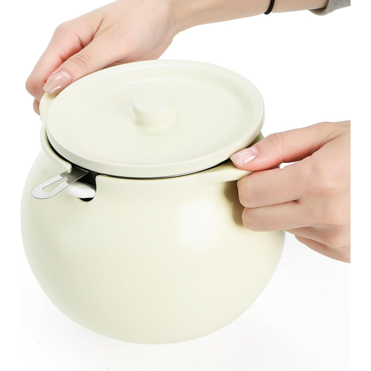 Contenedor de Grasa de Tocino ZAVOOS 1.4L con Colador y Tapa