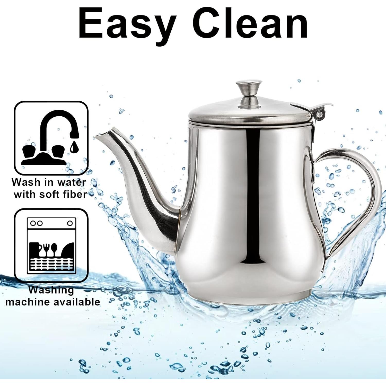 Contenedor de Grasa de Tocino ZOOFOX 2 Piezas Acero Inoxidable 765g 624g