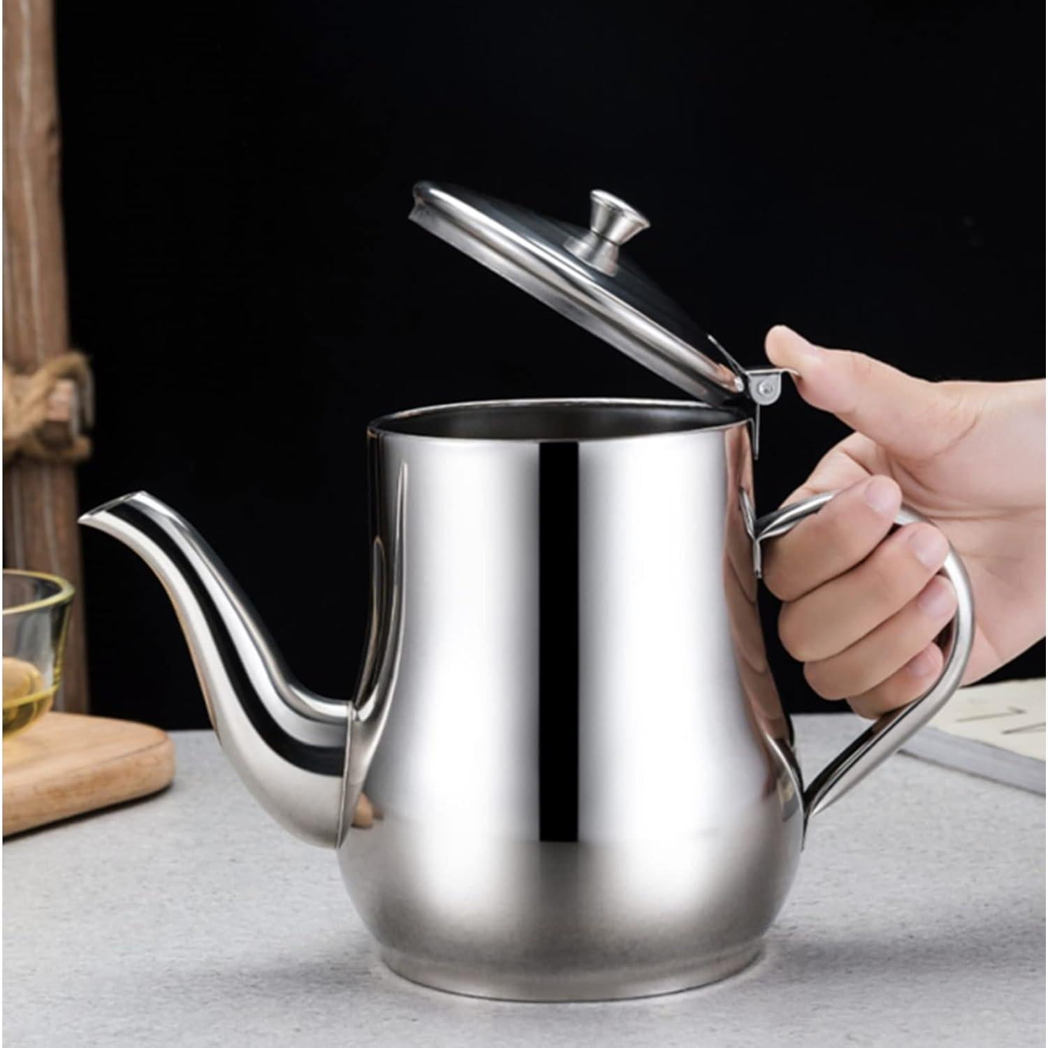 Contenedor de Grasa de Tocino ZOOFOX 2 Piezas Acero Inoxidable 765g 624g