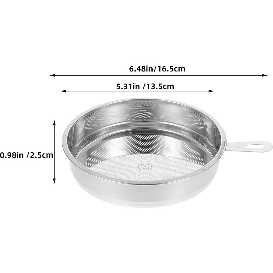 Contenedor de Grasa de Tocino VOSAREA Acero Inoxidable 16.5cm