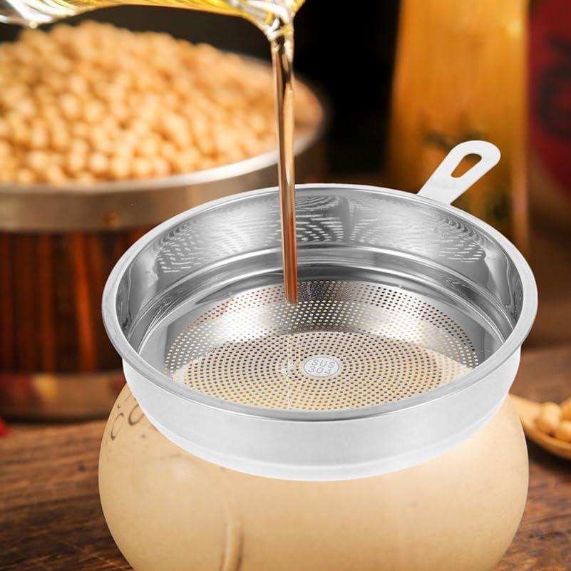 Contenedor de Grasa de Tocino VOSAREA Acero Inoxidable 16.5cm