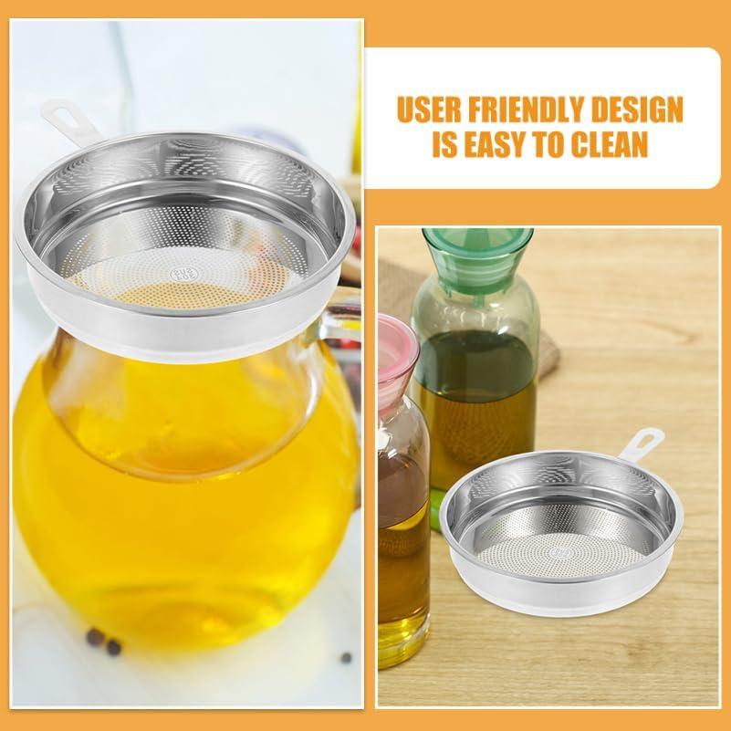 Contenedor de Grasa de Tocino VOSAREA Acero Inoxidable 16.5cm