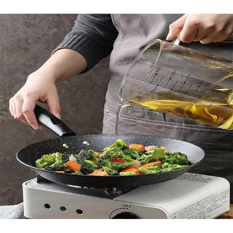 Contenedor de grasa de tocino TLIOCAS 1500 ml vidrio borosilicato