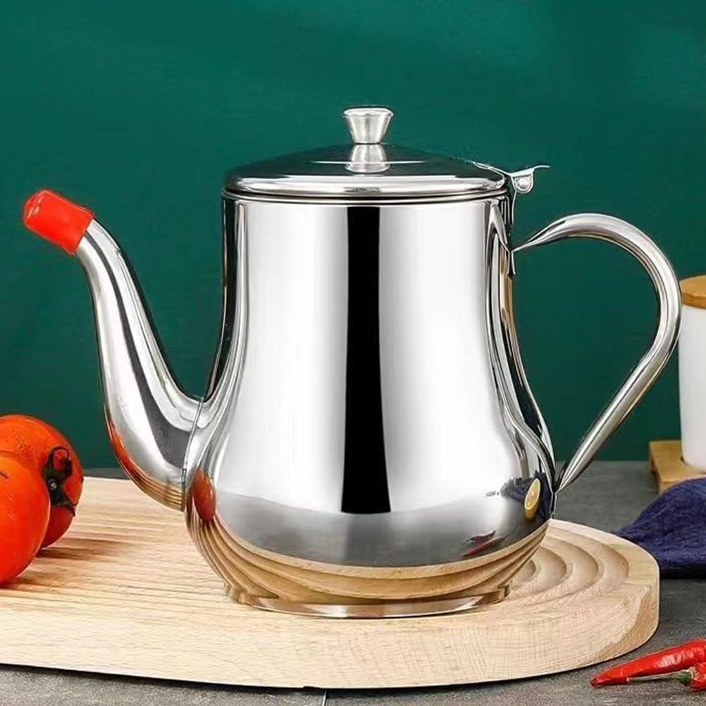 Contenedor de Grasa de Tocino PRETYZOOM 550ml Acero Inoxidable