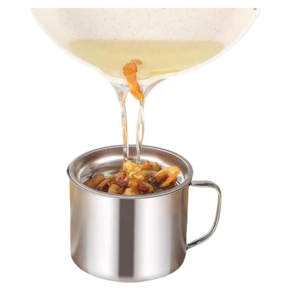 Contenedor de Grasa de Tocino Hewnda 1.18L Acero Inoxidable