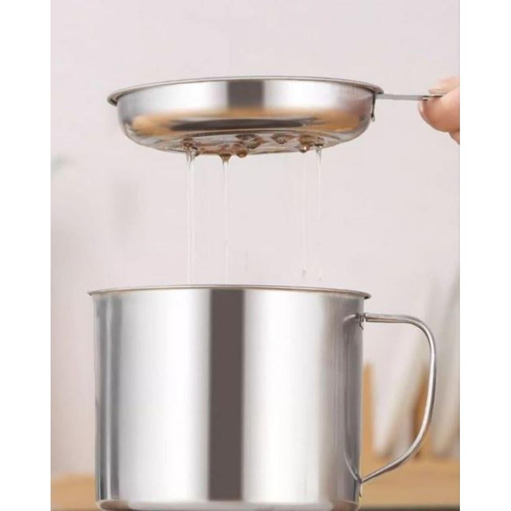 Contenedor de Grasa de Tocino Hewnda 1.18L Acero Inoxidable