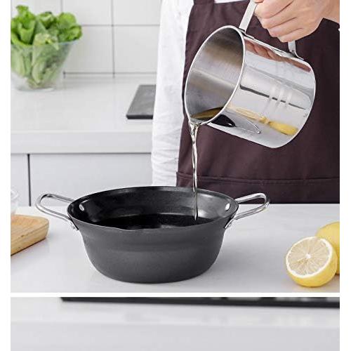 Contenedor de grasa Xunda 1.2L con colador de acero inoxidable