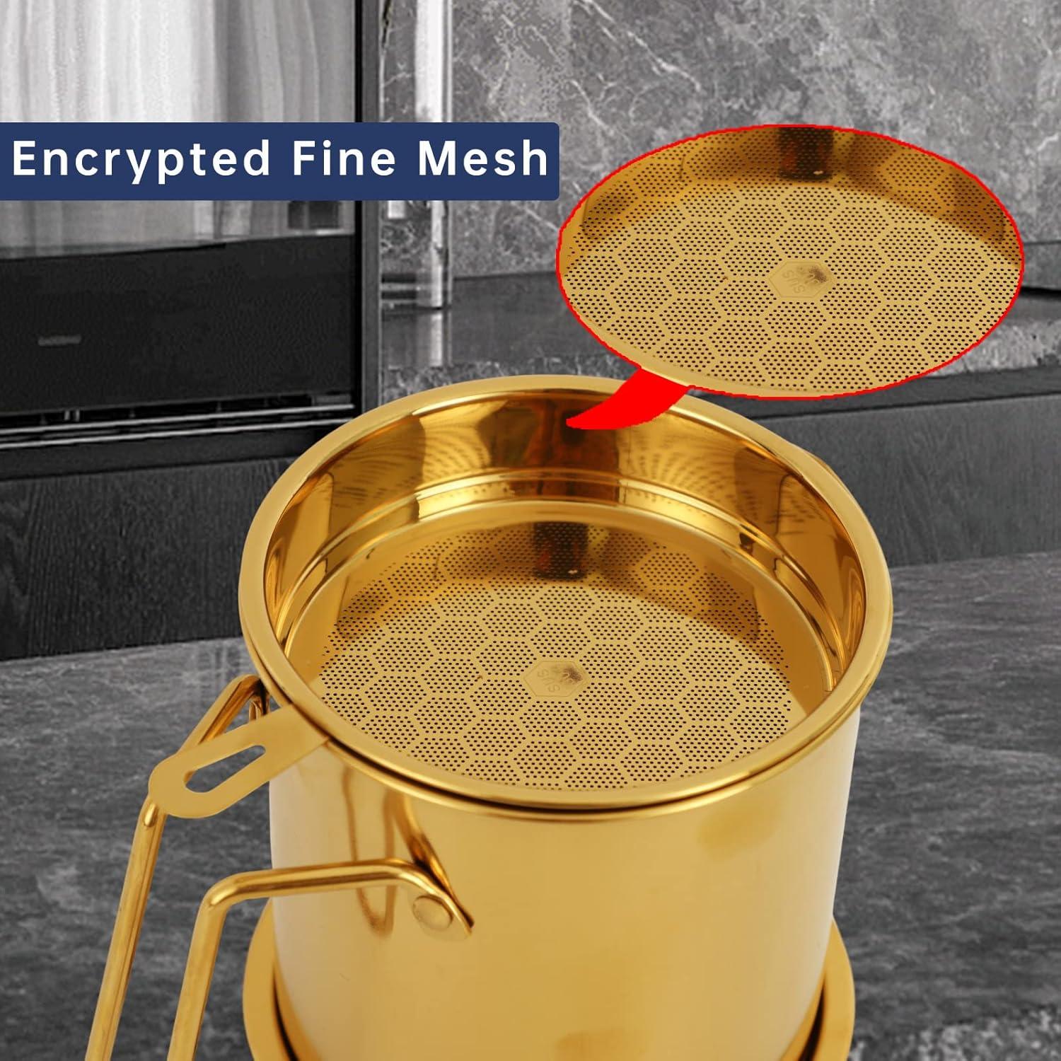 Contenedor de Grasa de Tocino Blueden 1.3L con Filtro y Tapa