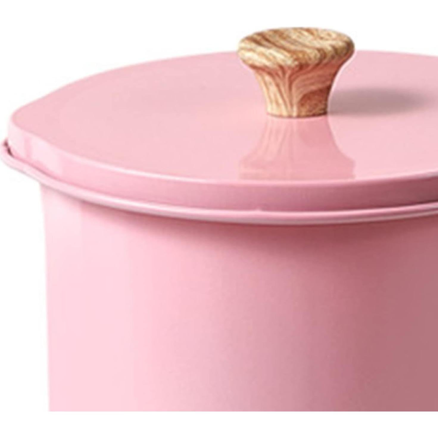 Contenedor de Grasa Tissting 1.4L con Colador y Tapa Rosa