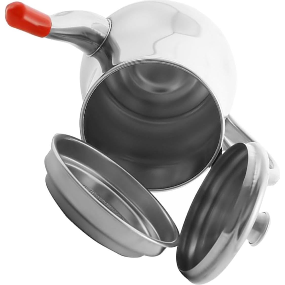 Olla Antiderrame de Aceite UPKOCH 400ml Acero Inoxidable Plata