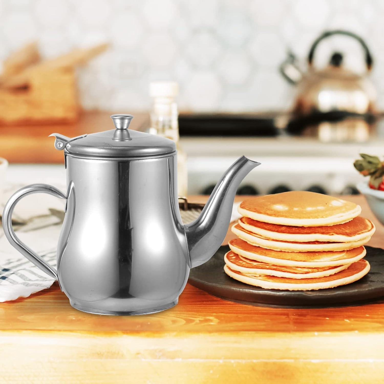 Dispensador de Aceite Zerodeko Acero Inoxidable 710ml con Filtro