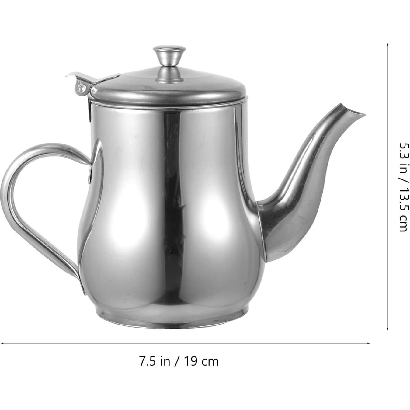 Dispensador de Aceite Zerodeko Acero Inoxidable 710ml con Filtro