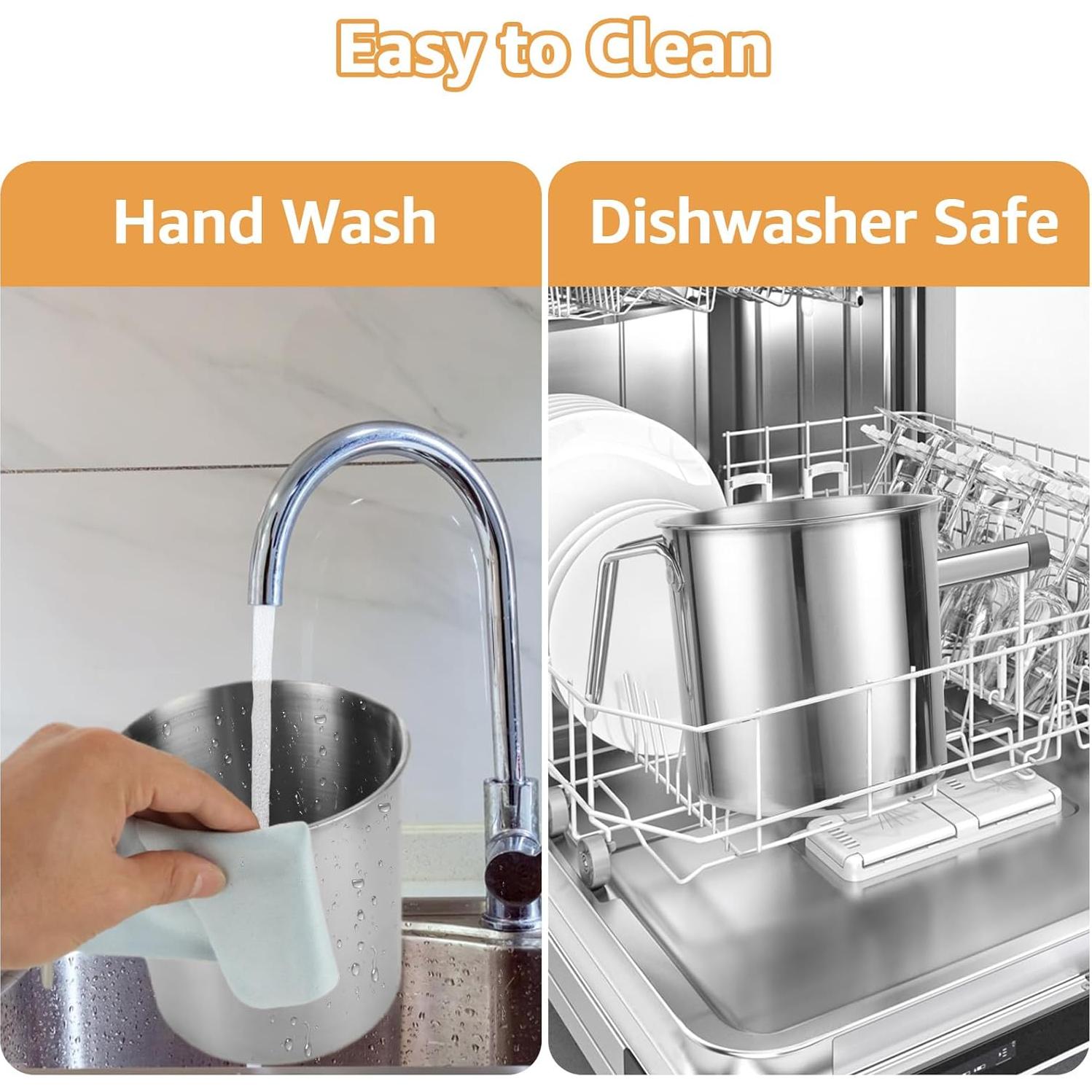 Contenedor de Grasa de Tocino MUXHEL 1.8L Acero Inoxidable