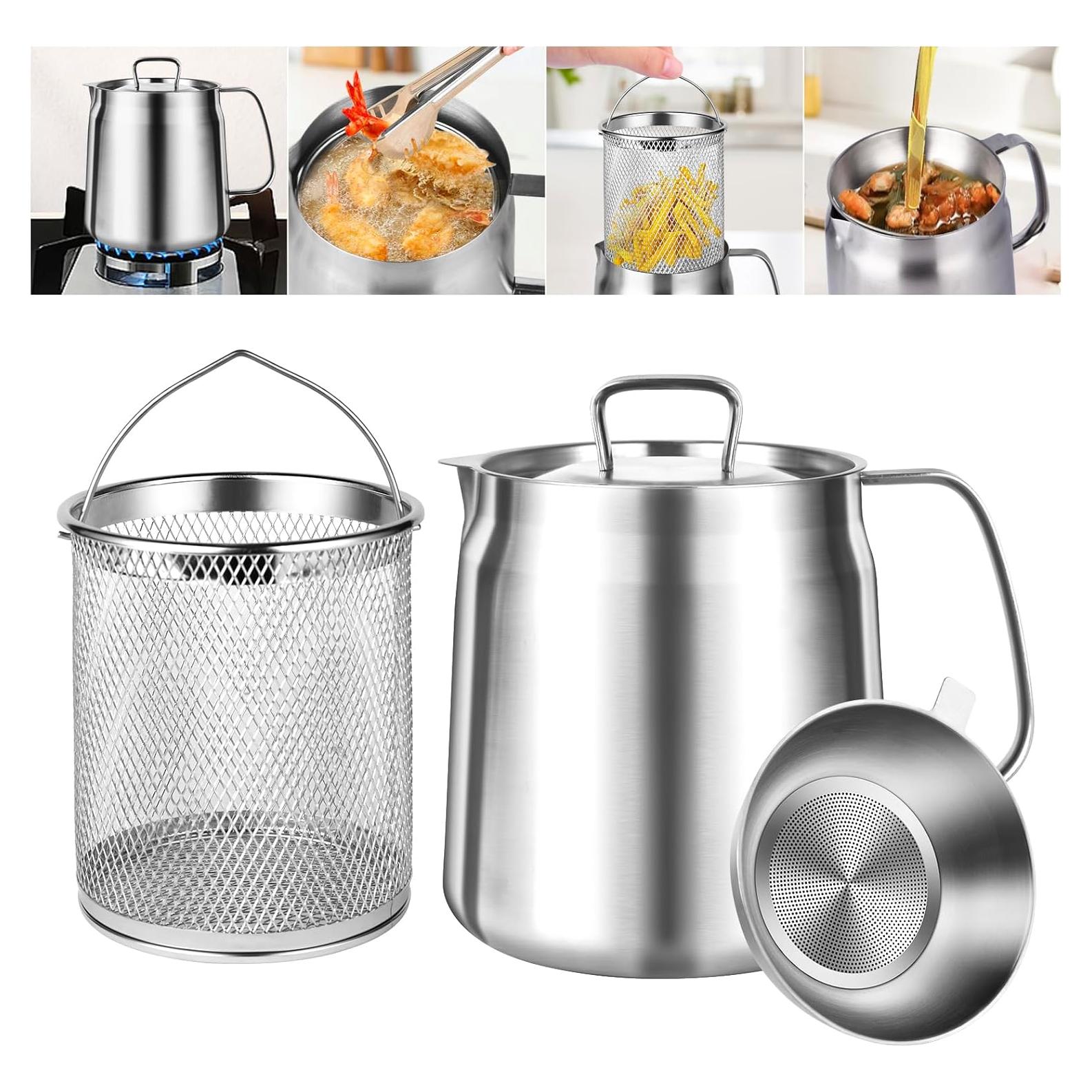 Contenedor de Aceite Multifuncional Tcvnmr 2L Acero Inoxidable