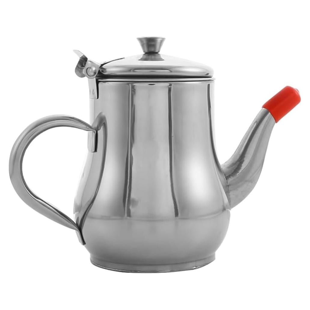 Contenedor de grasa de acero inoxidable Cabilock 400ml con colador