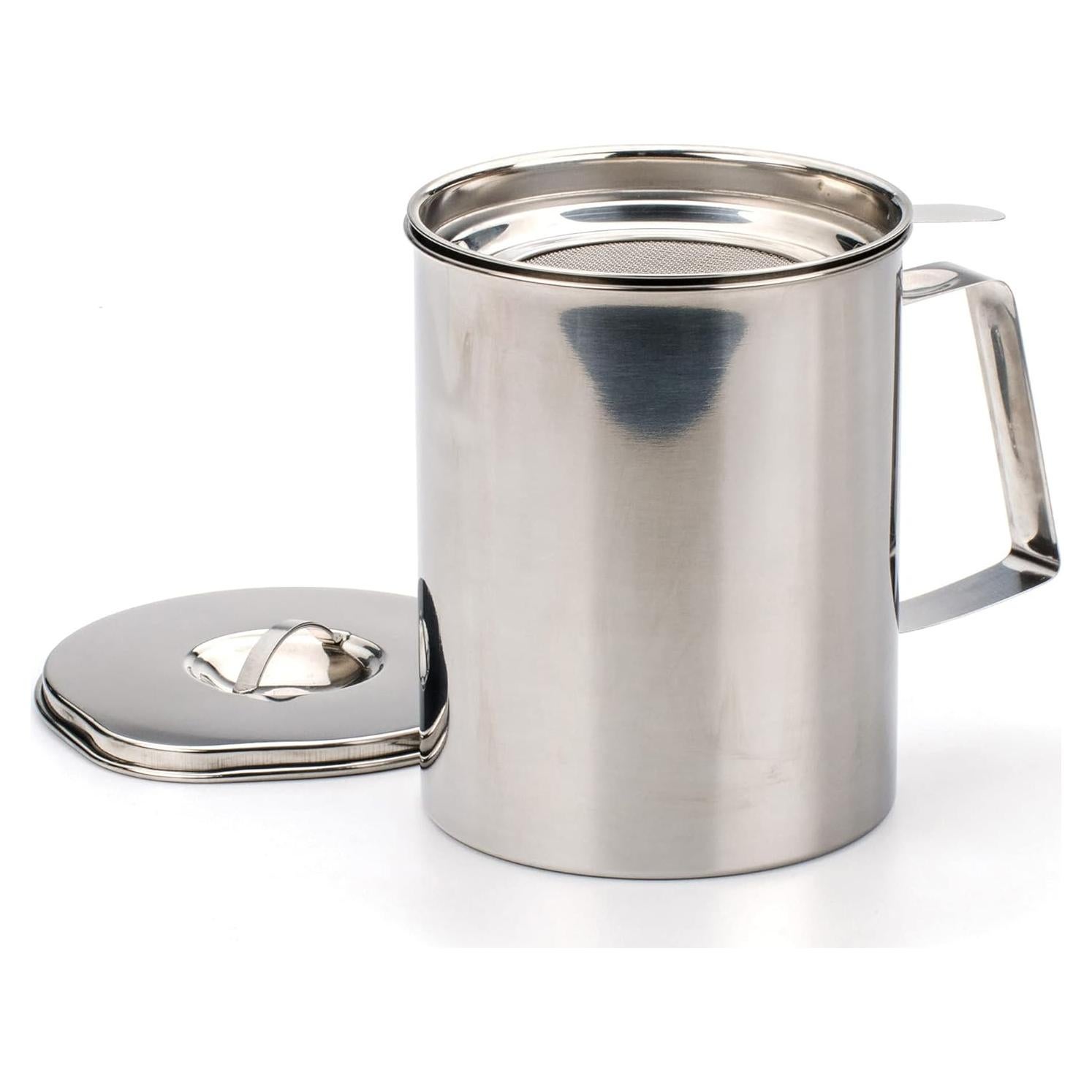 Recipiente para Grasa de Cocina RSVP 6 Tazas Acero Inoxidable