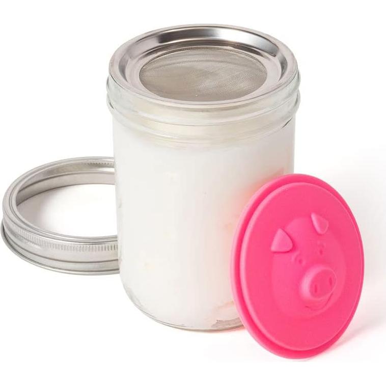 Tapa de silicona para frasco de boca ancha Jarware 8 cm