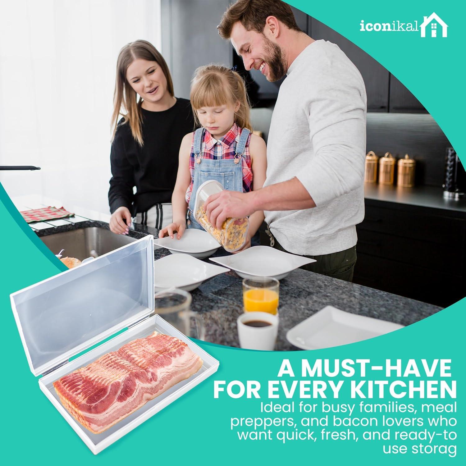 Contenedor de Almacenamiento de Carne Deli Iconikal 0.45 kg