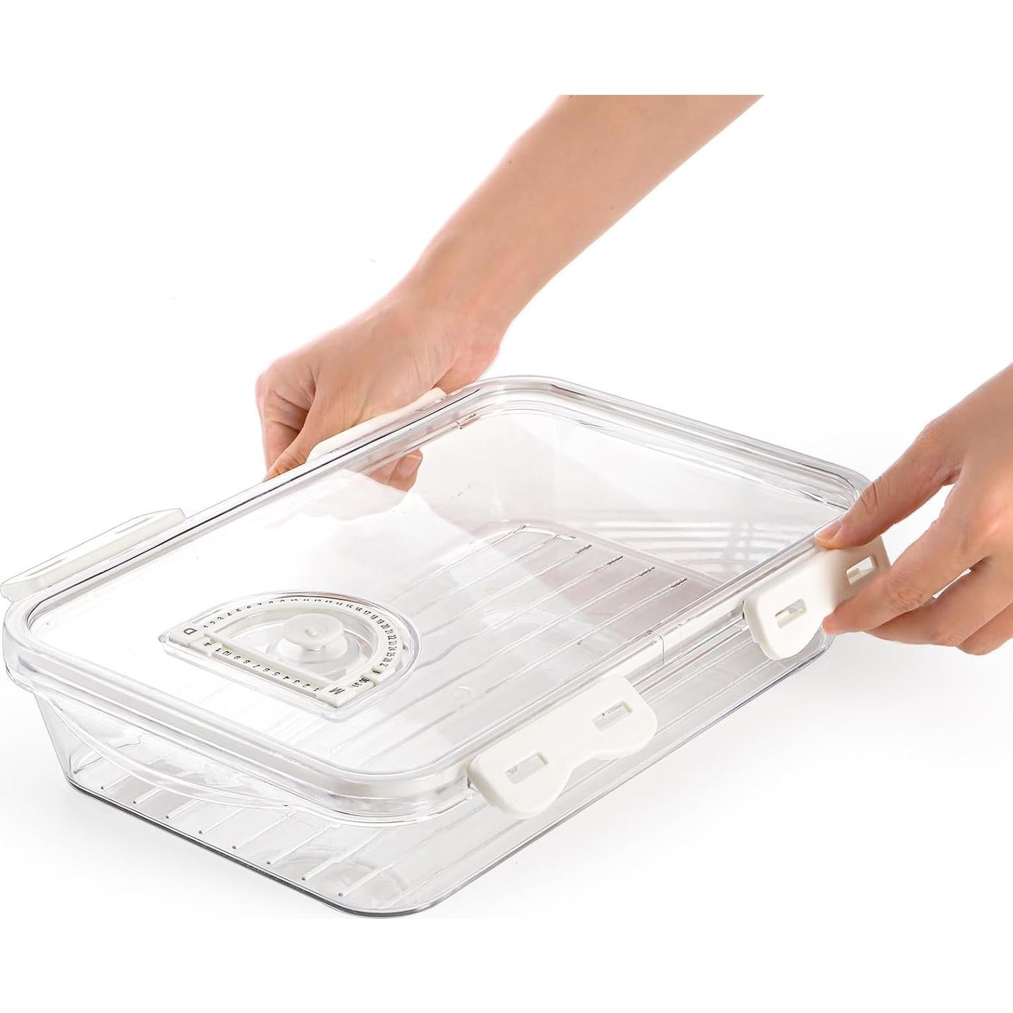 Contenedor de Tocino Okllen 2 Piezas Hermético 29.2x19.1cm