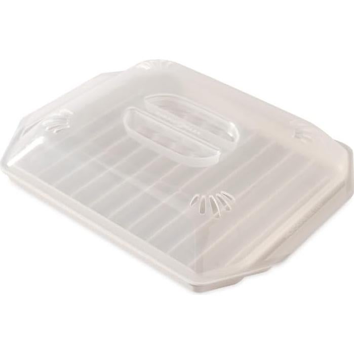 Bandeja para Bacon Nordic Ware con Tapa 26x20 cm
