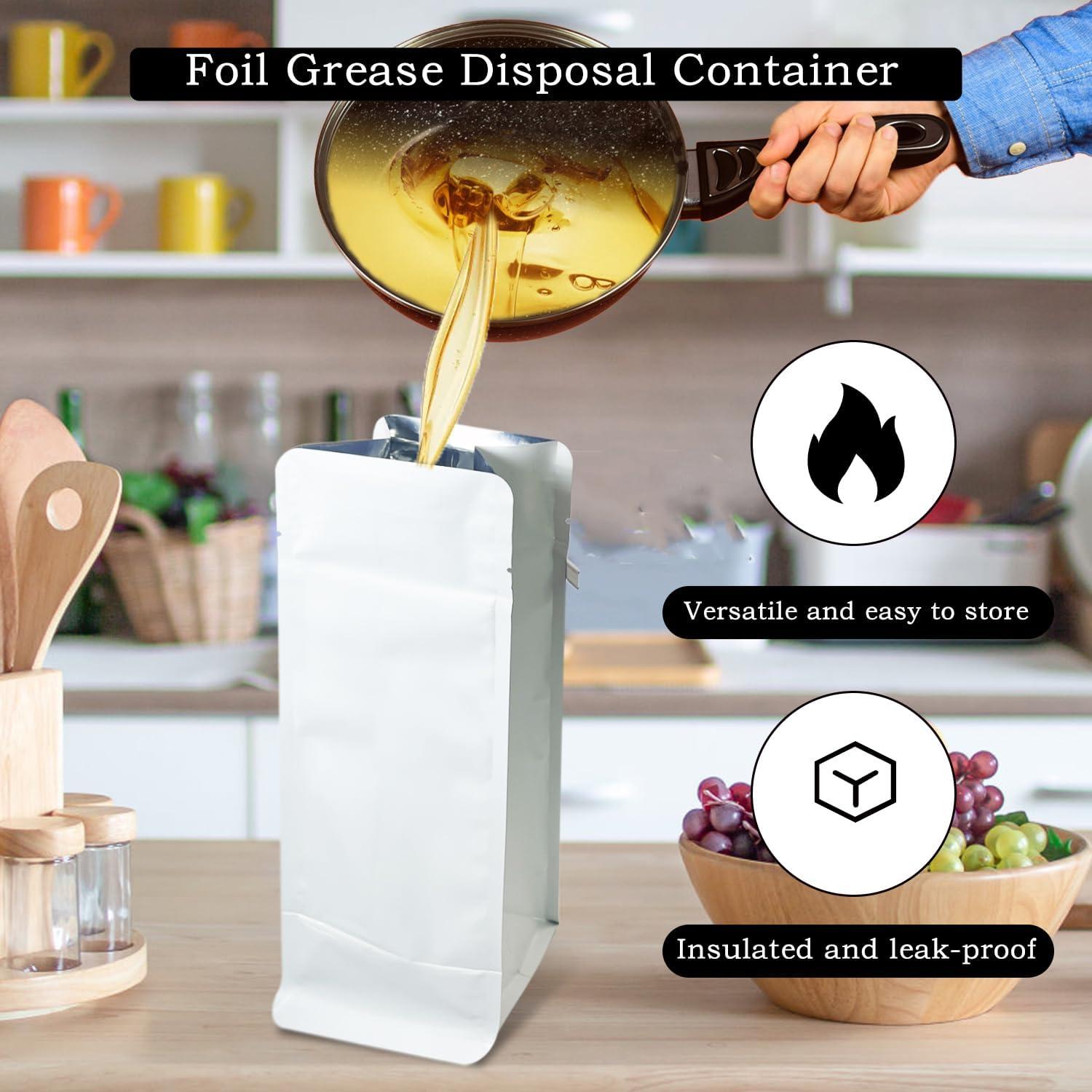 Bolsas Desechables de Grasa HXYCNNA 50 Pcs 8.9x22.9 cm