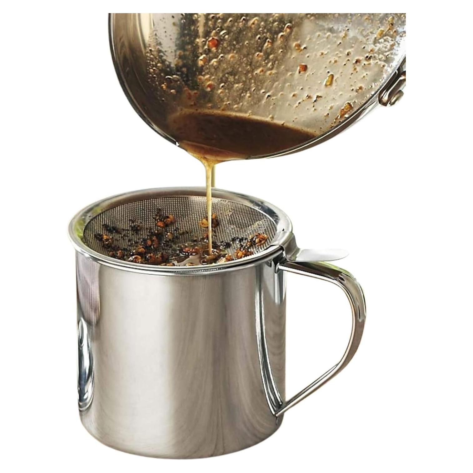 Contenedor de Aceite de Acero Inoxidable Jumbl 1.07L con Filtro