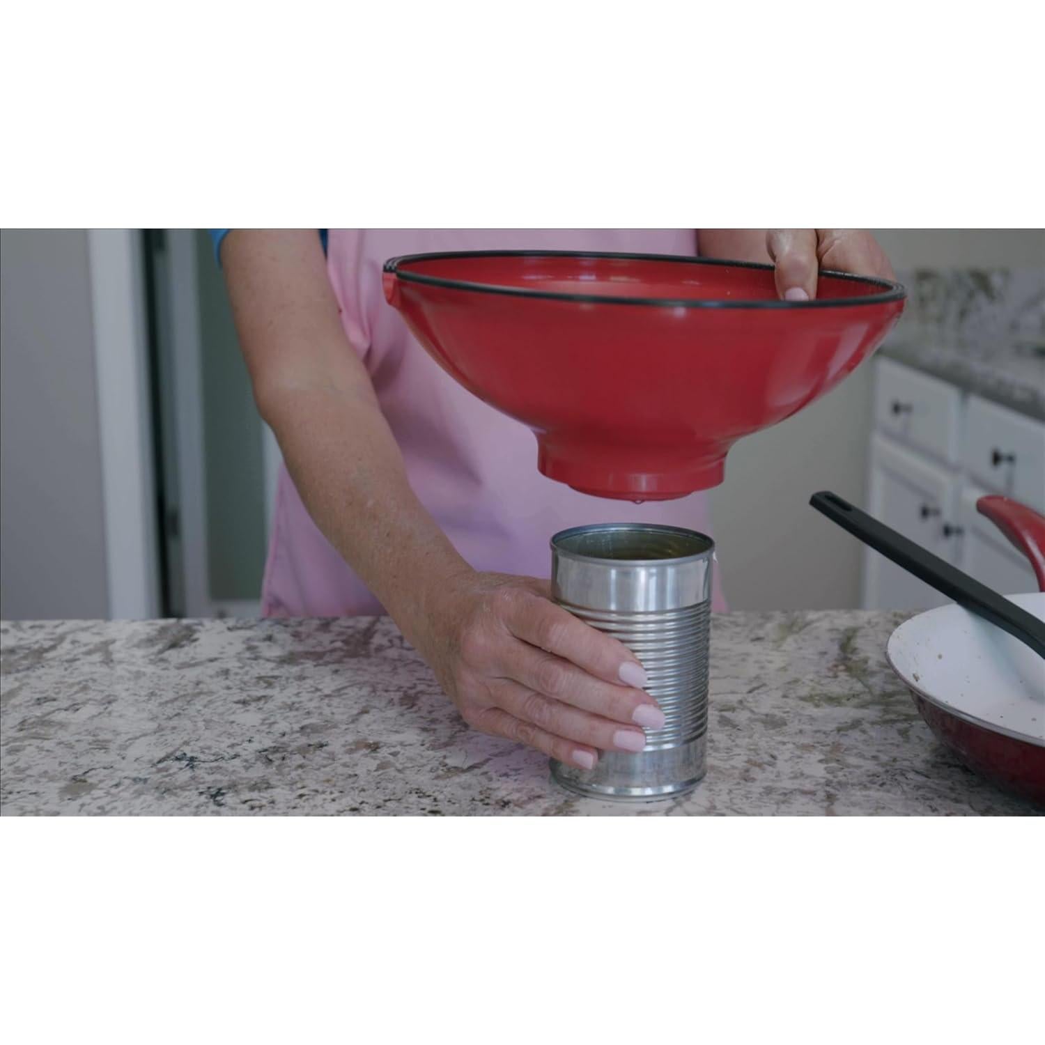 Colador Drenador de Grasa BUUBLE Aqua 23x23 cm Silicona