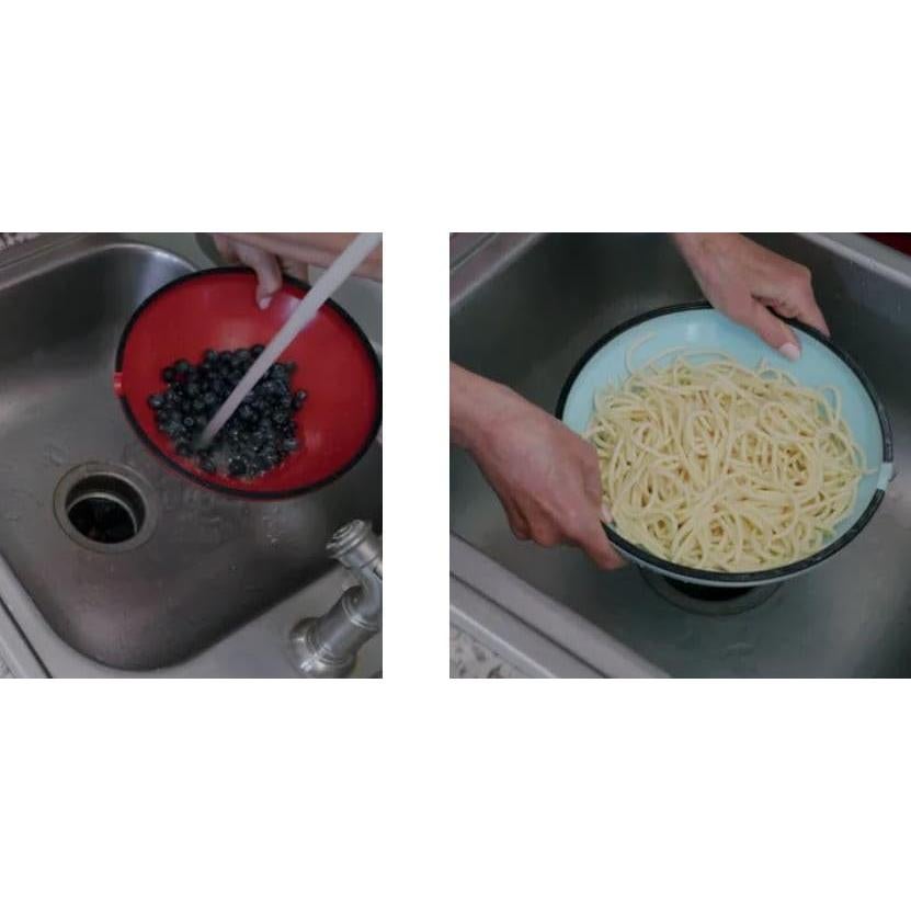 Colador Drenador de Grasa BUUBLE Aqua 23x23 cm Silicona