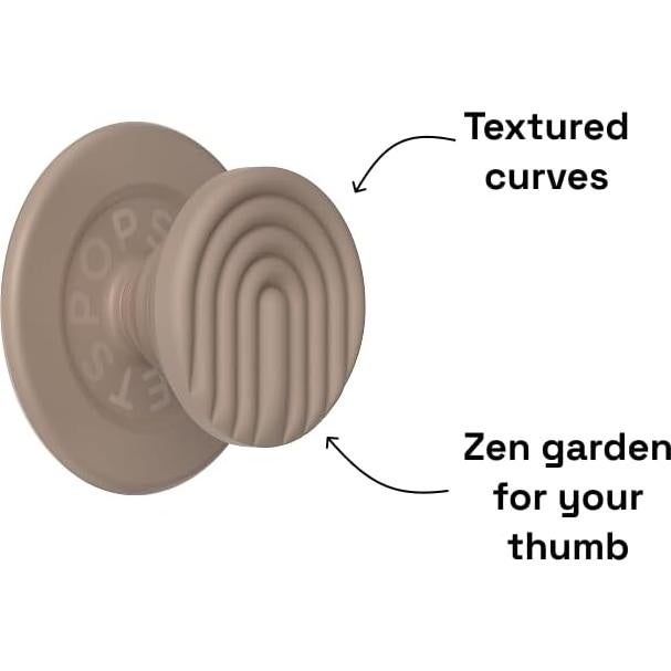 PopSockets Agarre Magnético para Teléfono MagSafe Latte