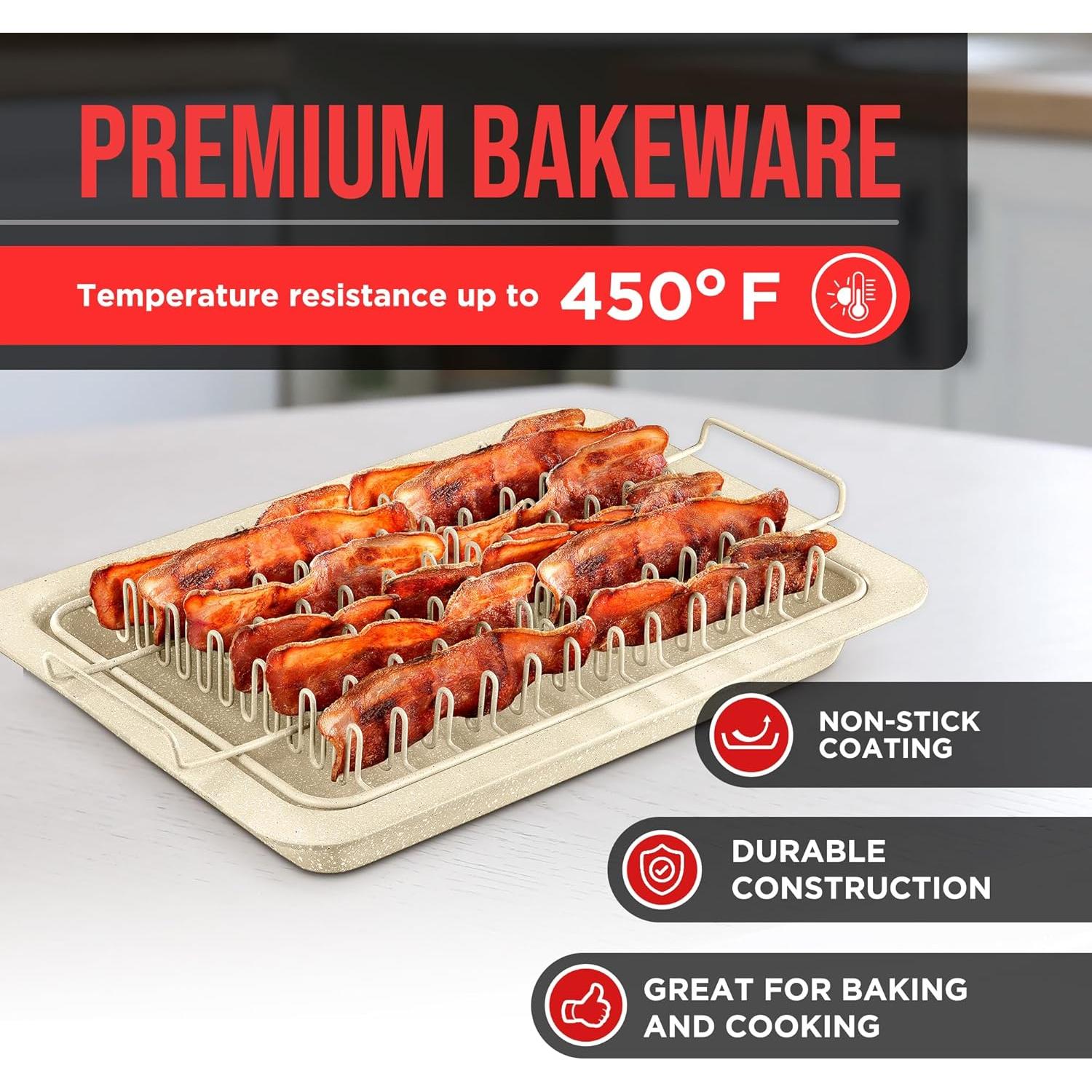 Bandeja para Tocino Bakkenmaster - Juego 2 Piezas Antiadh.