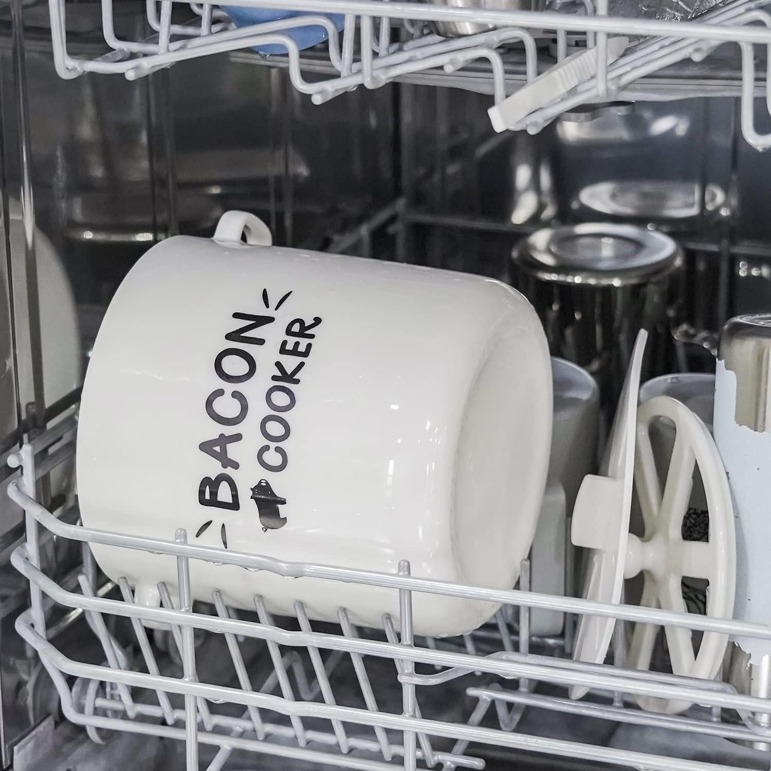 Cocinero de tocino de cerámica SOLIGT para microondas 1.47 kg