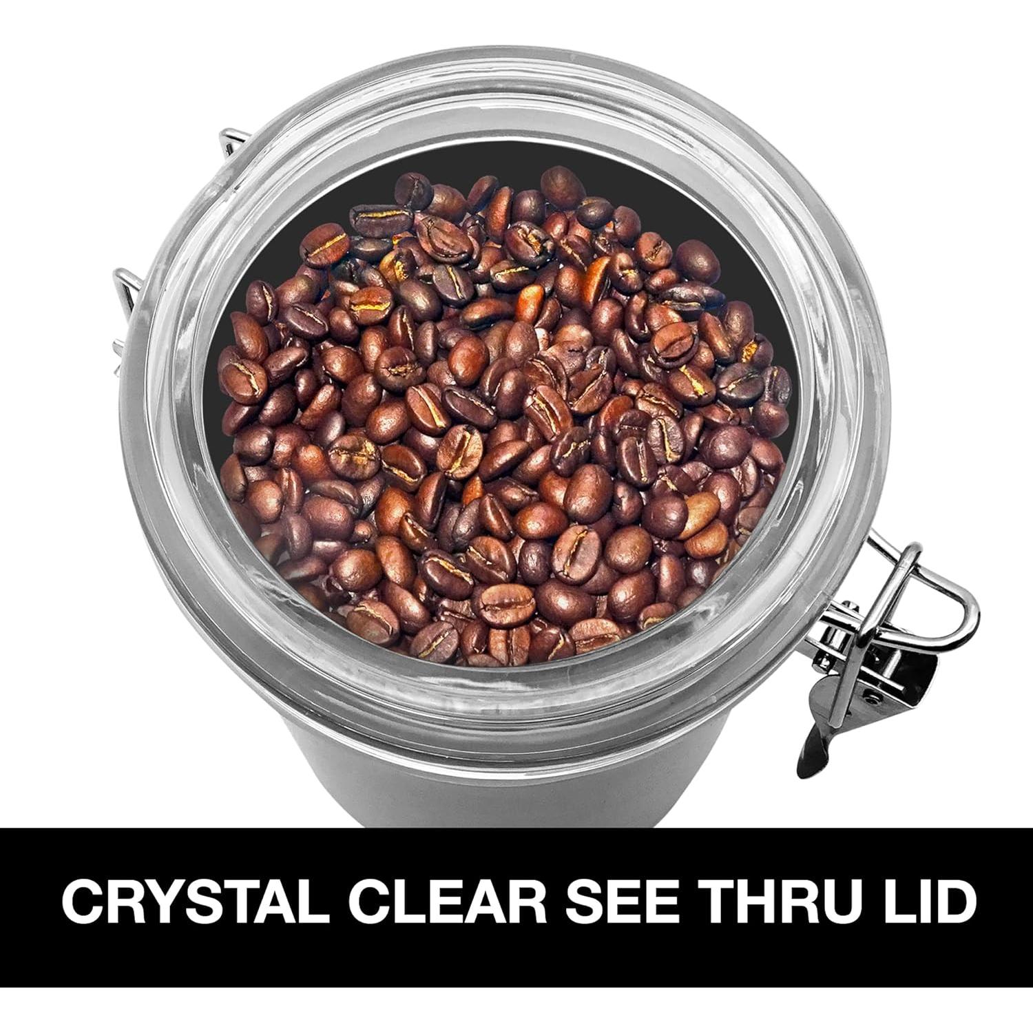 Recipiente Hermético OGGI Acero Inoxidable 1.4 L Tapa Transparente