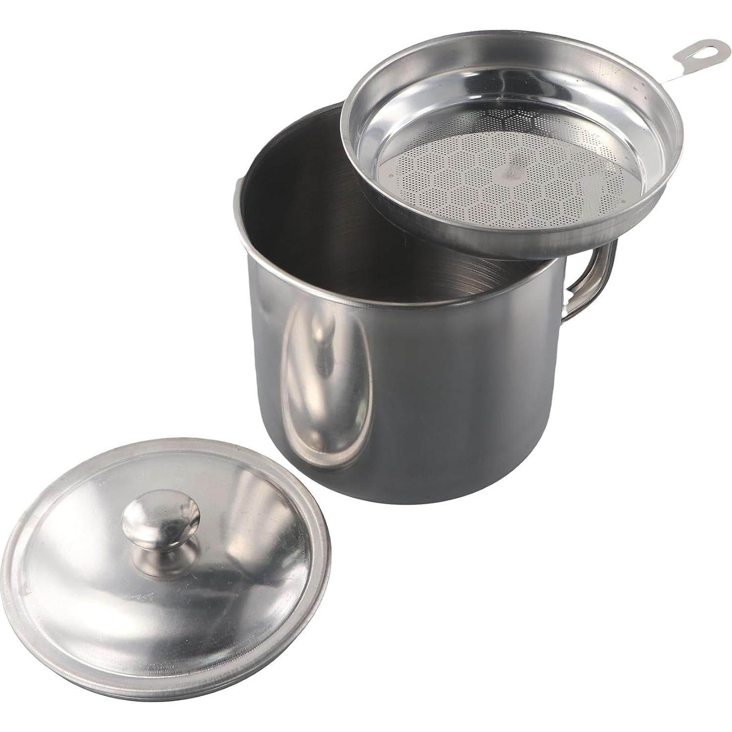 Lata de Almacenamiento de Aceite Leadigol 1.3L Acero Inoxidable