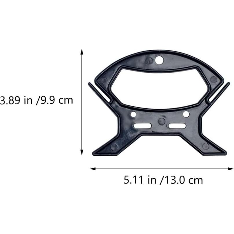 Juego de 10 Organizadores de Cables EXCEART - Plástico Negro