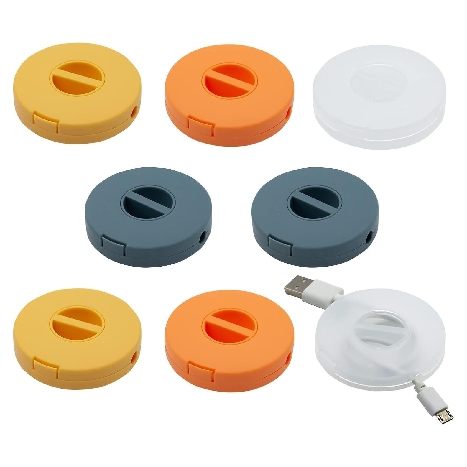 Organizador de Cables Portátil LIOUCBD 8 Piezas 6.3 cm