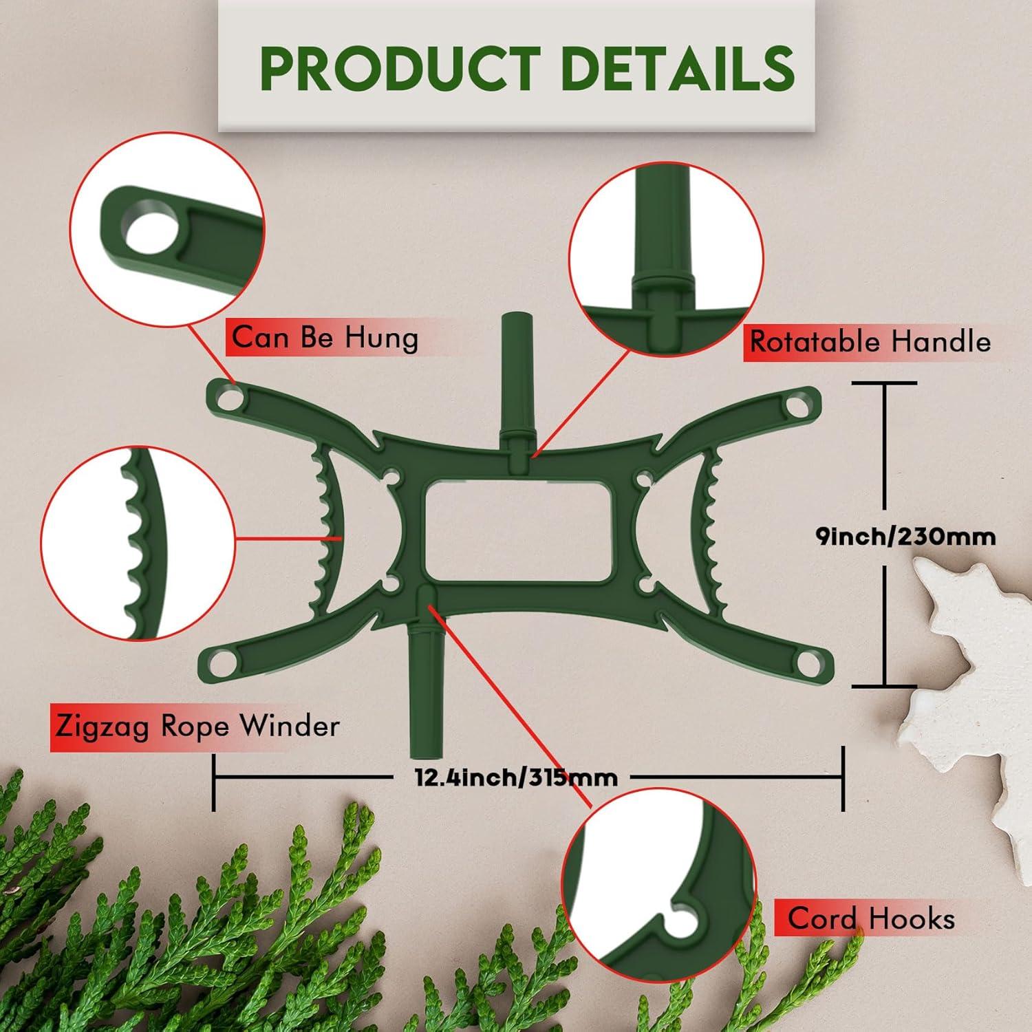 Soporte de Almacenamiento EDSRDUS para Luces de Navidad 3PCS