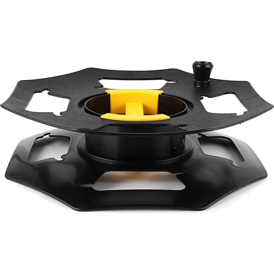 Carrete Organizador de Cables Manual HolaKit 25m Negro/Amarillo