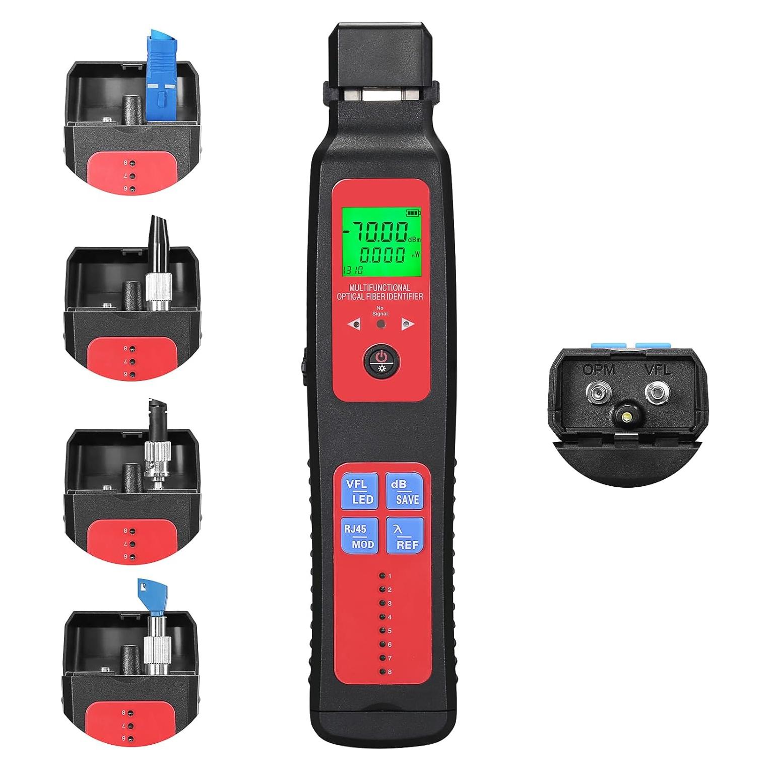 Identificador de Fibra Óptica L-507 BAOSHLA 10KM Medidor Potencia